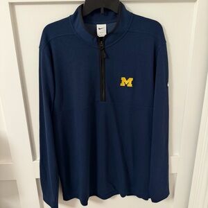 Nike Victory Michigan Wolverines 1/2 Zip Pullover Sweater XL